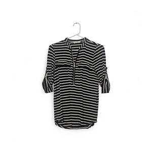 Calvin Klein Monochrome Striped Top